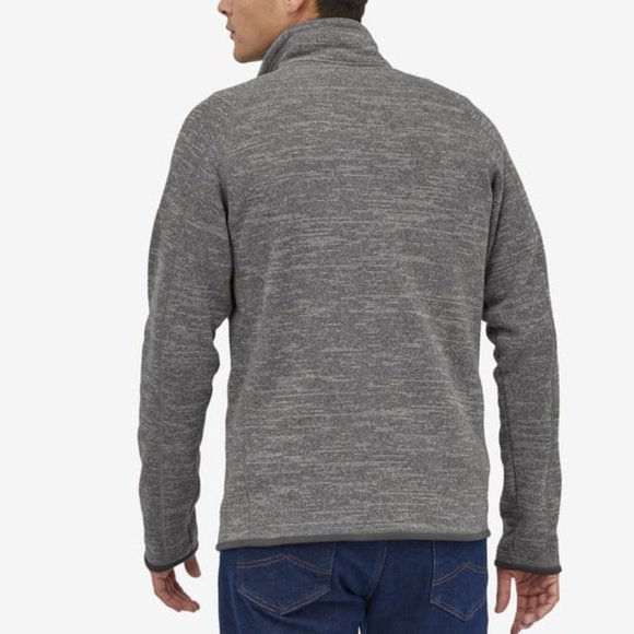 Patagonia Mens Better Sweater 1/4 Zip in Nickel - Picture 3 of 7